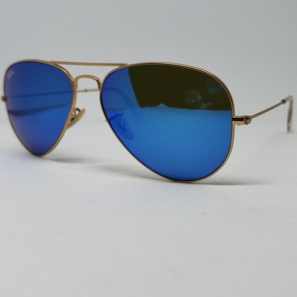 Ray Ban Sunglasses AVIATOR FLASH LENSES Unisex - Picture 7 of 8